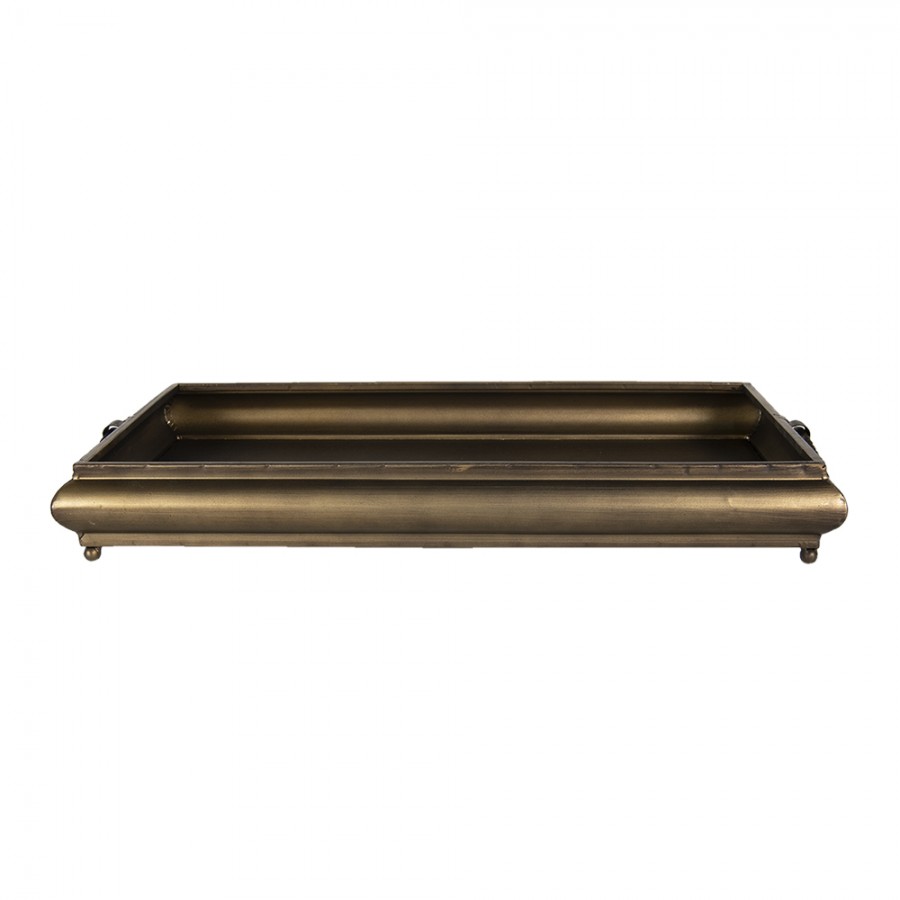 6y4233 decorative serving tray 50x25x7 cm copper colored iron rectangle 1 <ul> <li>Розмір: 7*50*25 см</li> <li>Вага товару: 1,14 кг</li> <li>Колір : бронзовий</li> <li>Матеріал: метал</li> </ul>