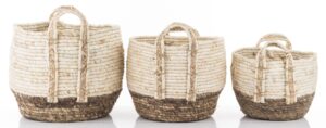 Корзина плетеная 27x27x27 см