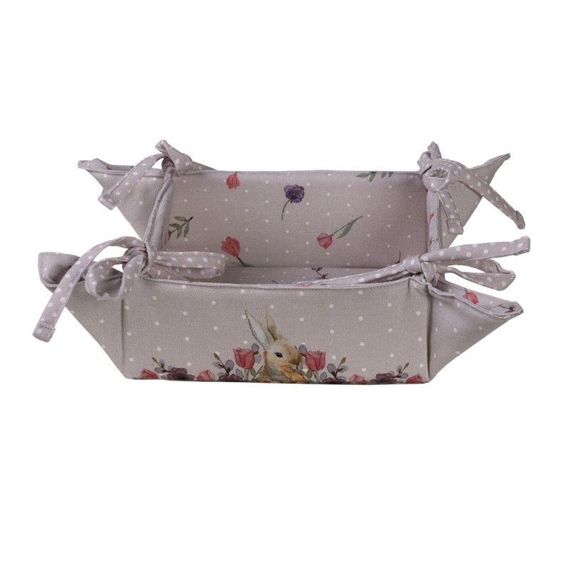 hbu47-bread-basket-35x35x8-cm-beige-pink-cotton-rabbit-flowers-kitchen-gift hbu47 bread basket 35x35x8 cm beige pink cotton rabbit flowers kitchen gift Размер: 35*35*8 см Вес товара: 0,15 кг Цвет: розовый Материал: 100% хлопок