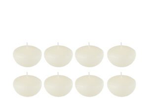 Свечка плавающая белая 3,5*6 см