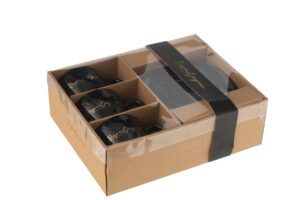Чашка с блюдцем 6,8*14,7*14,7 см набор 3 шт.