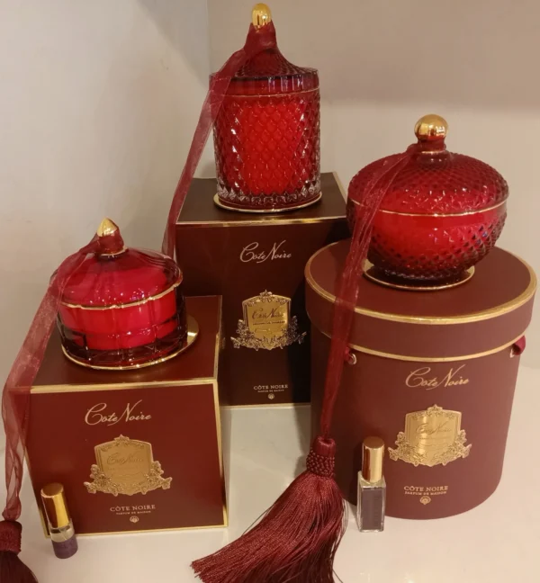 Ароматическая свеча Cote Noire Art Deco “Rose Oud” 300g
