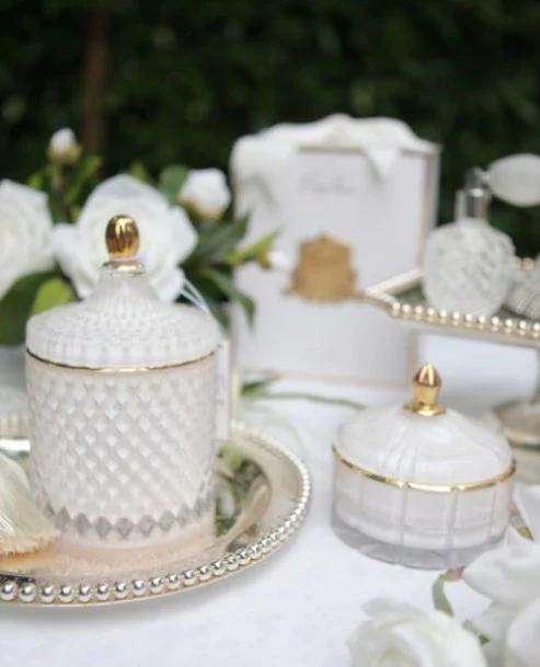 Ароматическа свеча Cote Noire Art Deco “Jasmine Flower Tea” 450g