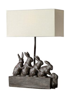 Лампа Кролики 43*14*32 см