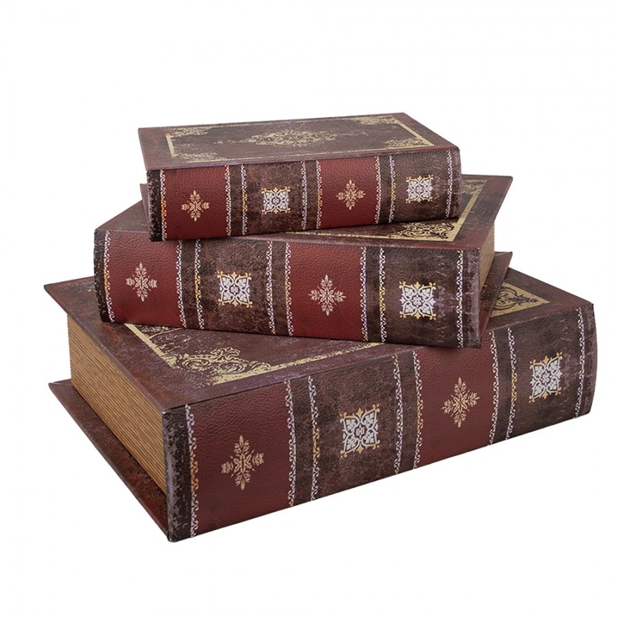 65696-storage-box-set-of-3-books-27-22-17-cm-brown-wood (2) 65696 storage box set of 3 books 27 22 17 cm brown wood 2 Розмір: 7*27*22, 6*17*22, 4*12*17 см Колір: коричневий Матеріал: дерево Вага: 1,3 кг