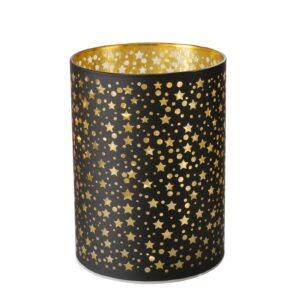 Подсвечник LED стеклянный 12,5*9*9 см
