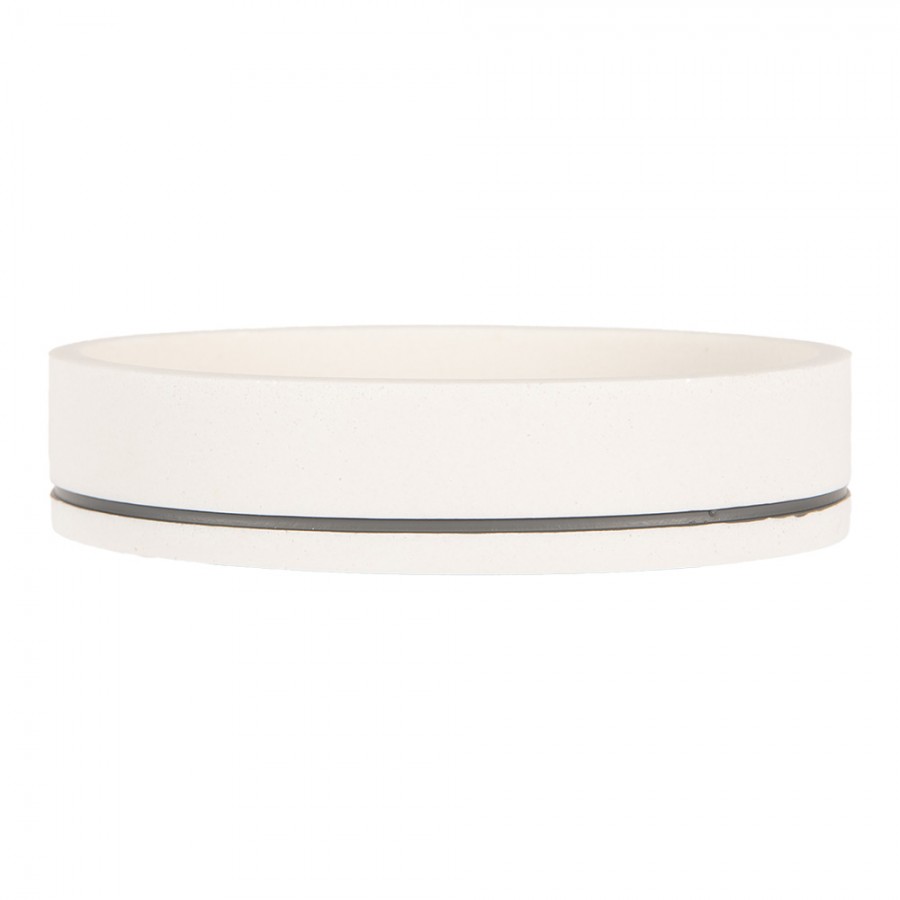 65873-soap-dish-14x10x3-cm-white-plastic (1) 65873 soap dish 14x10x3 cm white plastic 1 Мыльница из полистоуна от Clayre & Eef – практичный и стильный аксессуар для кускового мыла. Лаконичный дизайн легко вписывается в любой интерьер, придавая простор чистоте и чистоплотности. Прочный материал обеспечивает долговечность и стойкость к влаге, а удобная форма помогает сохранять мыло сухим и аккуратным в повседневном использовании.
