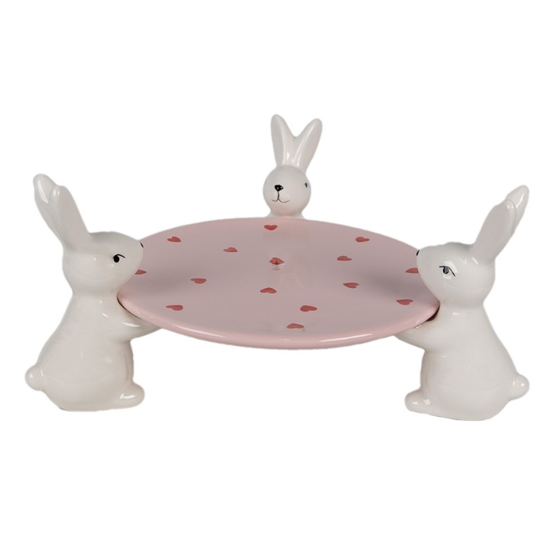 6ce1693-decorative-bowl-24x23x12-cm-pink-white-ceramic-rabbits 6ce1693 decorative bowl 24x23x12 cm pink white ceramic rabbits Святкова тарілка з кроликами – додайте весняного настрою вашому столу! Ідеальна для великодніх частувань та створення затишної атмосфери. <ul> <li>Кераміка: Міцна та елегантна, прослужить довгі роки.</li> <li>Білий та рожевий колір: Підкреслить ніжність та вишуканість сервірування.</li> <li>Розміри 12 x 24 x 24 см: Оптимальний розмір для подачі десертів чи закусок.</li> <li>Вага 0.5 кг: Легка та зручна у використанні.</li> </ul>