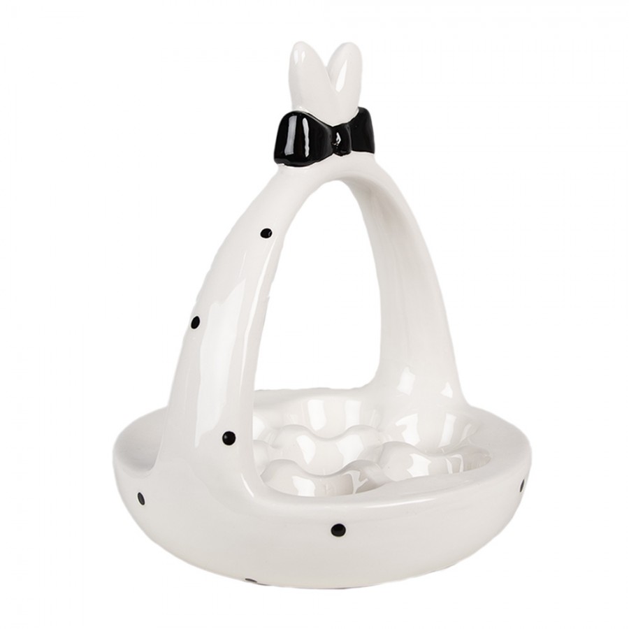 6ce1695-egg-bowl-o-16x19-cm-white-black-ceramic (1) 6ce1695 egg bowl o 16x19 cm white black ceramic 1 Зробіть свій великодній стіл неповторним з цим керамічним кошиком для яєць! Ідеальний декор та практичне рішення для святкового сервірування. <ul> <li>Кераміка: Елегантний вигляд та довговічність на довгі роки.</li> <li>Білий та чорний колір: Легко поєднується з будь-яким стилем вашого столу.</li> <li>Розмір 19 x 16 x 16 см: Оптимальний для розміщення яєць та економії місця.</li> <li>Від Clayre & Eef: Гарантована якість та вишуканий дизайн з Нідерландів.</li> </ul>