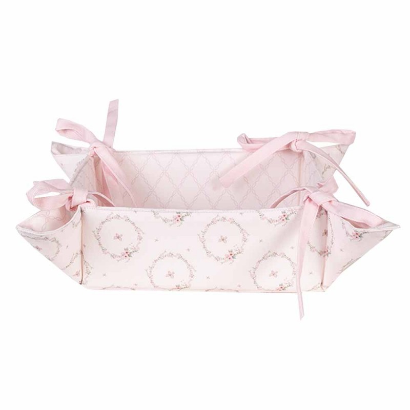 feb47-1-bread-basket-35x35x8-cm-pink-cotton-rabbit-square feb47 1 bread basket 35x35x8 cm pink cotton rabbit square Кошик для хліба з 100% бавовни — практичний і стильний аксесуар для сервірування столу. Ніжний рожевий колір додає затишку, а легка текстильна форма ідеально підходить для подачі хліба, випічки або солодощів як щодня, так і на святковий стіл.
