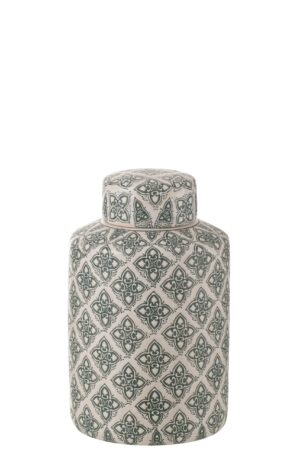 Декоративна банка “Kousa” из фарфора большая 20*20*30,5 см