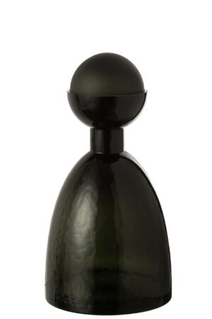 Ваза-бутылка с крышкой Adria Glass, средняя 18*18*34 см