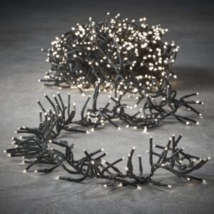 Гирлянда Luca Lighting Cluster 2000 LED, 20 м, классический белый свет