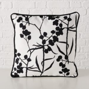 Декоративная подушка Berries, полиэстер, белая 45×45 см
