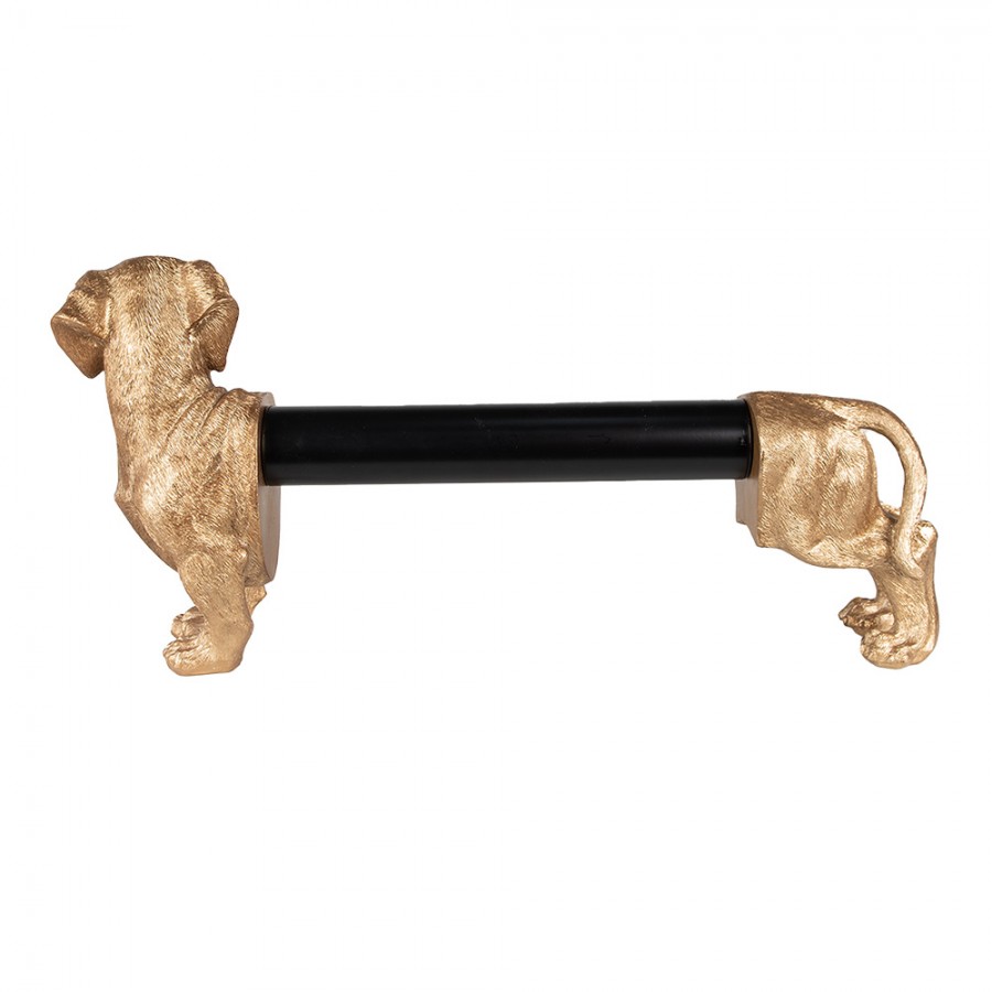 kitchen-roll-holder-dog-46x15x23-cm-gold-colored-black-polyresin-roll-holder (2) kitchen roll holder dog 46x15x23 cm gold colored black polyresin roll holder 2 Технические характеристики <ul> <li>Цвет: золотисто-черный</li> <li>Материал: полирезин, металл</li> <li>Стиль: кантри</li> <li>Вес: 1,076 кг</li> <li>Размеры: 46 × 15 × 21 см</li> <li>Бренд: Clayre & Eef</li> </ul>