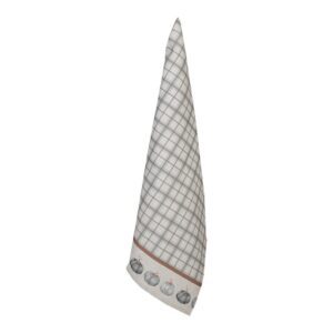 Полотенце для посуды 50×70 см «тыква», серое, хлопок