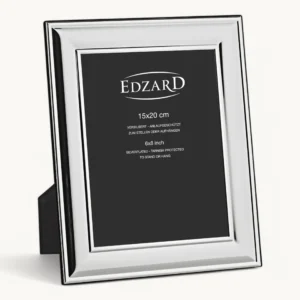 Фоторамка EDZARD Sunset 15×20 см, серебристая с защитой от потемнения, настольная/настенная