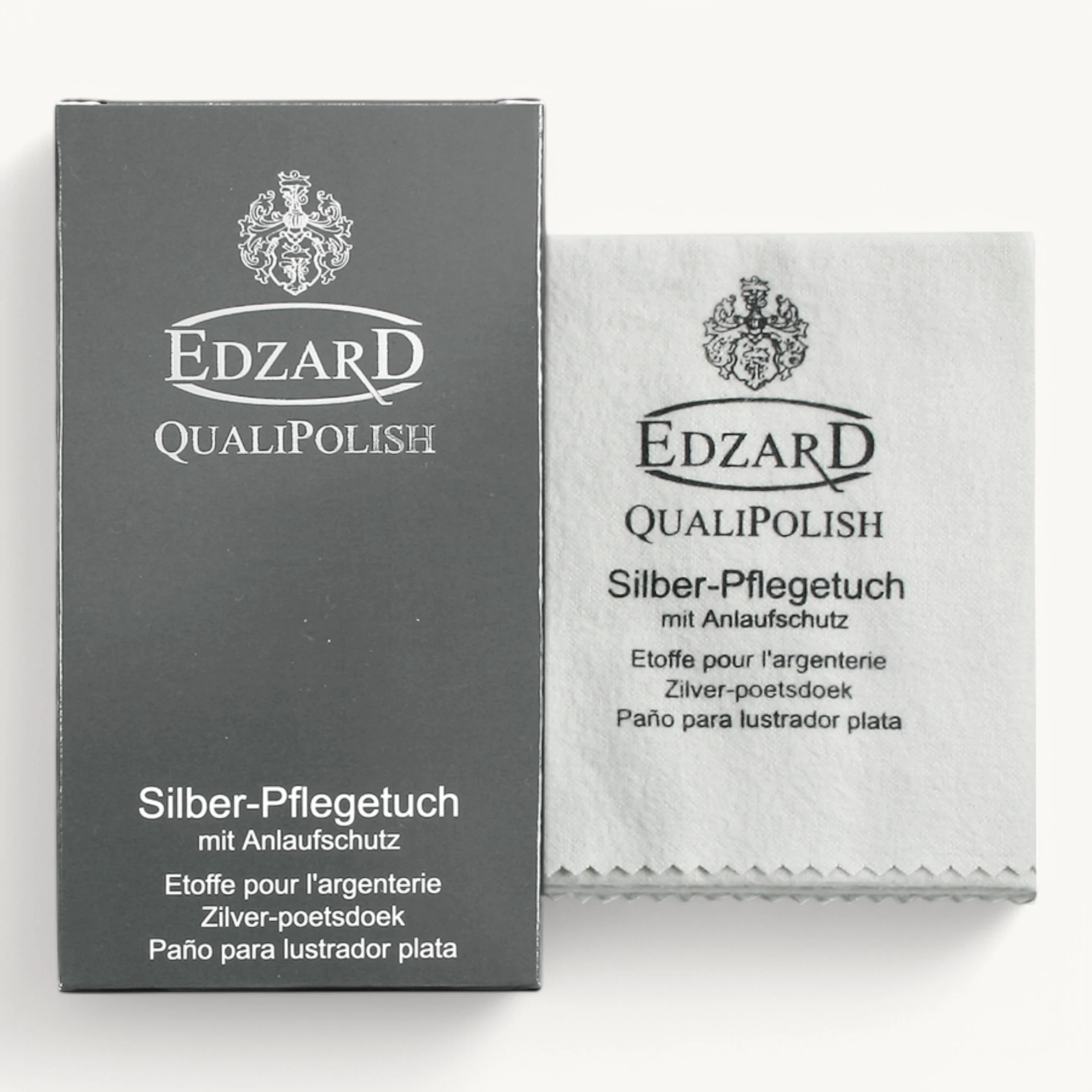 5035_1 5035 1 Серветка для чищення срібла QualiPolish® швидко повертає сріблу блиск і допомагає підтримувати бездоганний вигляд улюблених виробів без зайвих зусиль. Дізнайтесь, чому цей аксесуар став незамінним для догляду за сріблом.