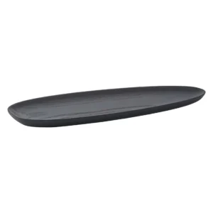 Поднос Cole Oval Large черный, органайзер из ясеня
