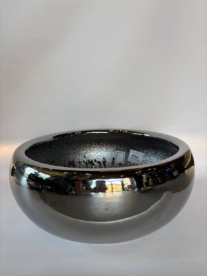 Керамическое кашпо Emperor Bowl Silver в ассортименте