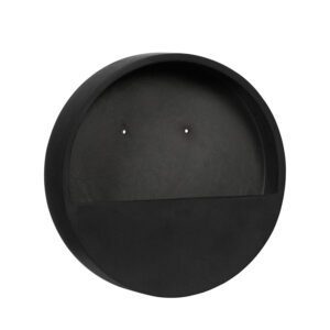 Подвесной вазон Wally Black, Fiberstone, черный, 30 см, 40 см та 50 см