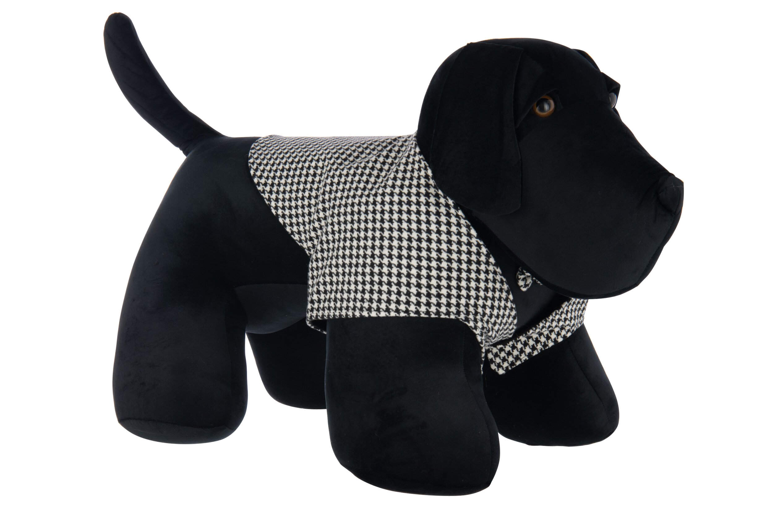загрузка (58) zagruzka 58 Дверний стопер <strong data-start="119" data-end="140">Dog Pied-de-Poule</strong> — це оригінальний аксесуар у формі собаки, який поєднує декоративність і практичність. Виготовлений із натуральної бавовни, льону та поліестеру, він надійно утримує двері у відкритому положенні. Чорно-білий візерунок <strong data-start="358" data-end="375">Pied-de-Poule</strong> додає виробу елегантності та робить його стильним акцентом у сучасному інтер'єрі.