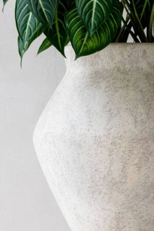 Кашпо Fleuri бежевое, Ficonstone, 46–61 см